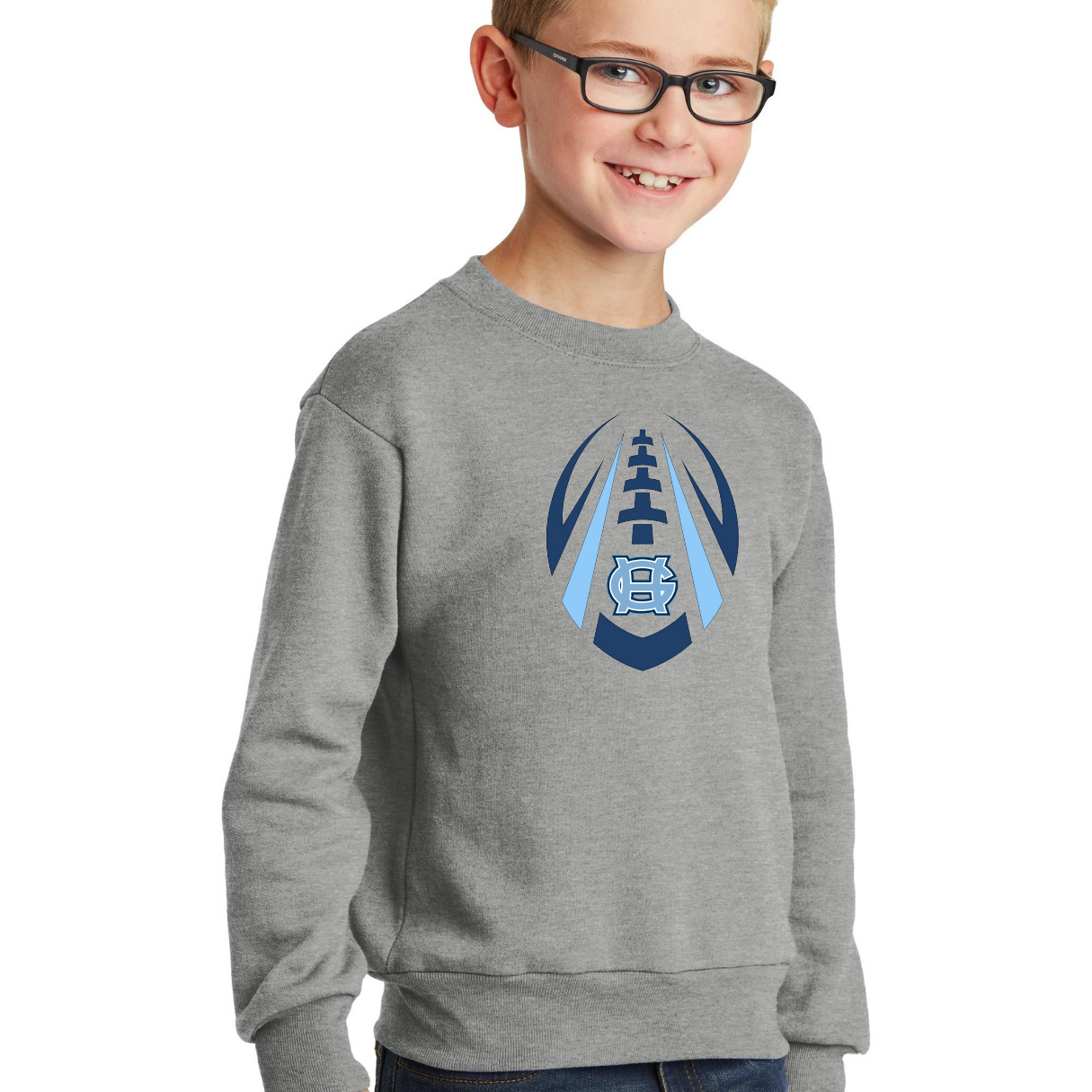 Go Big Blue! Crewneck Sweatshirt - Adult and Youth