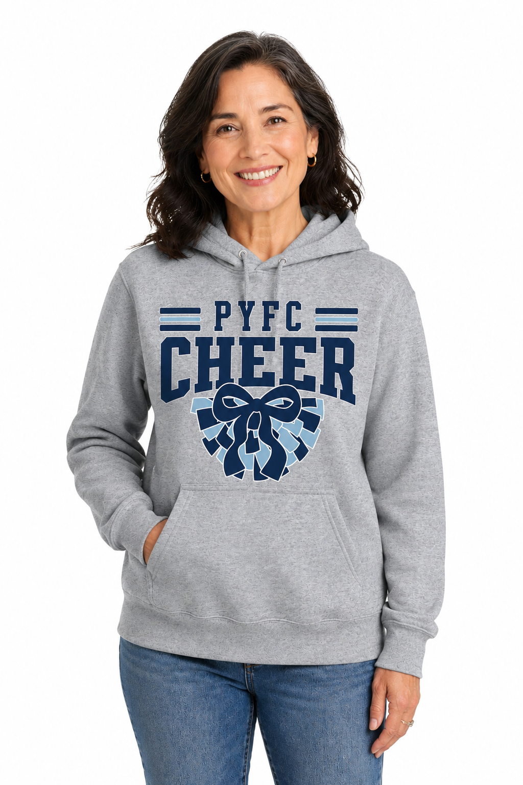 PYFC Cheer Hooded Sweatshirt - Adult and Youth