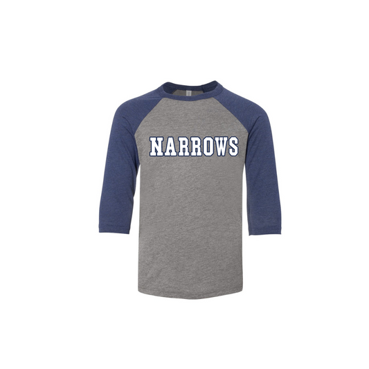 Youth Narrows 3/4 Baseball Tee