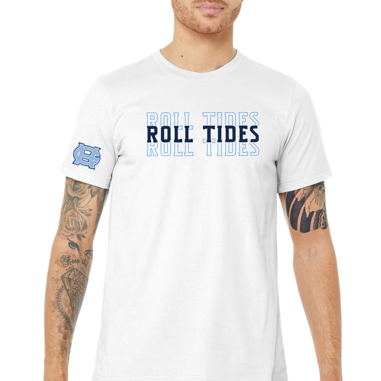 Roll Tides Tee- Adult and Youth