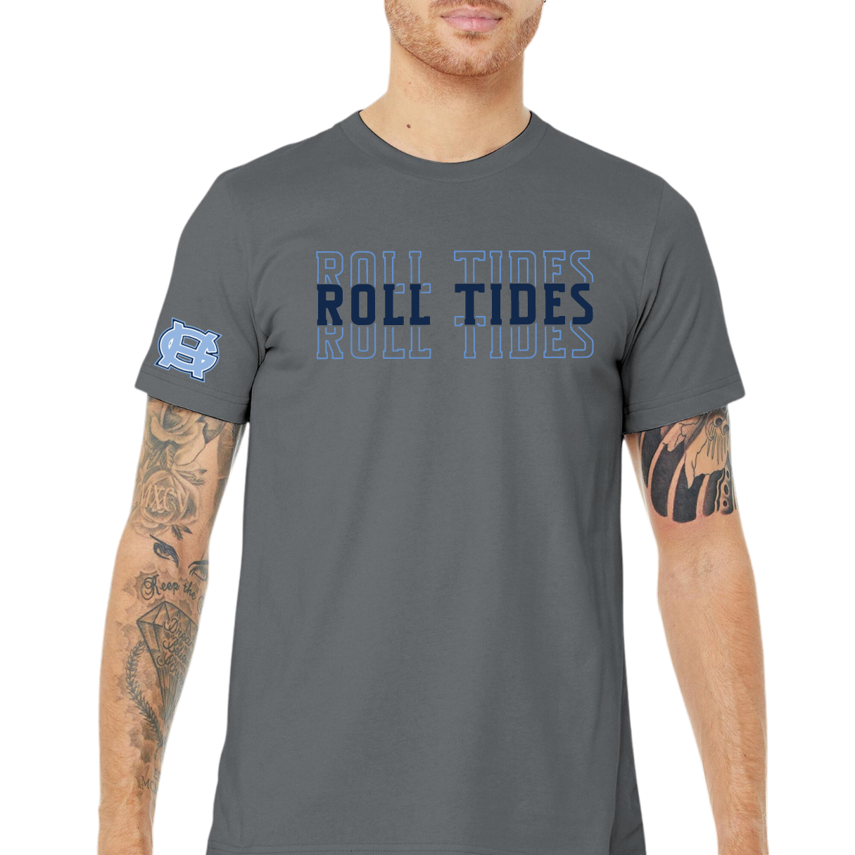 Roll Tides Tee- Adult and Youth