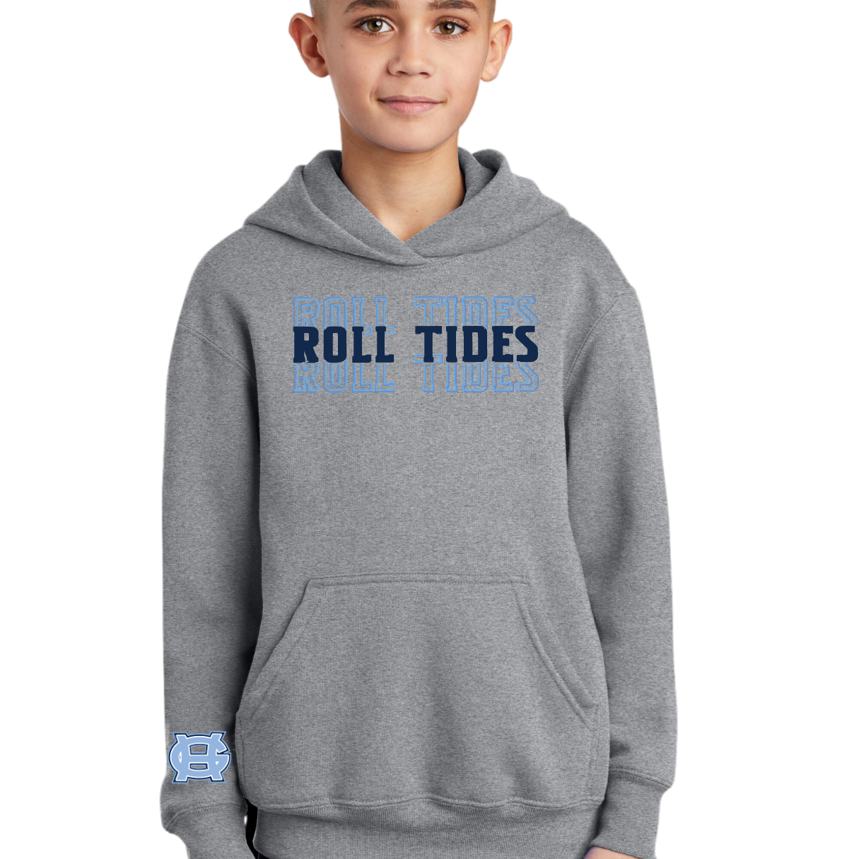 Roll Tides Hooded Sweatshirt - Adult and Youth