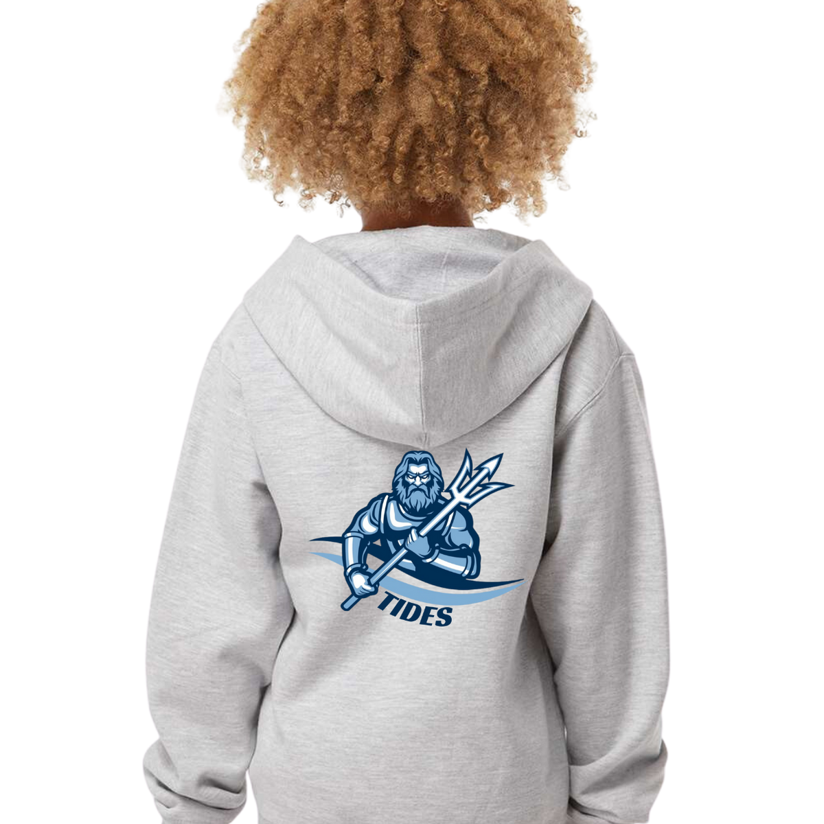 Tides Full Zipper Hooded Sweatshirt -Youth ONLY