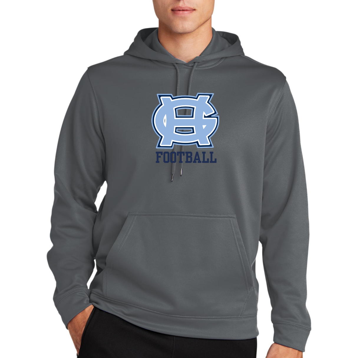 Classic GH Football Performance Hooded Sweatshirt - Adult and Youth