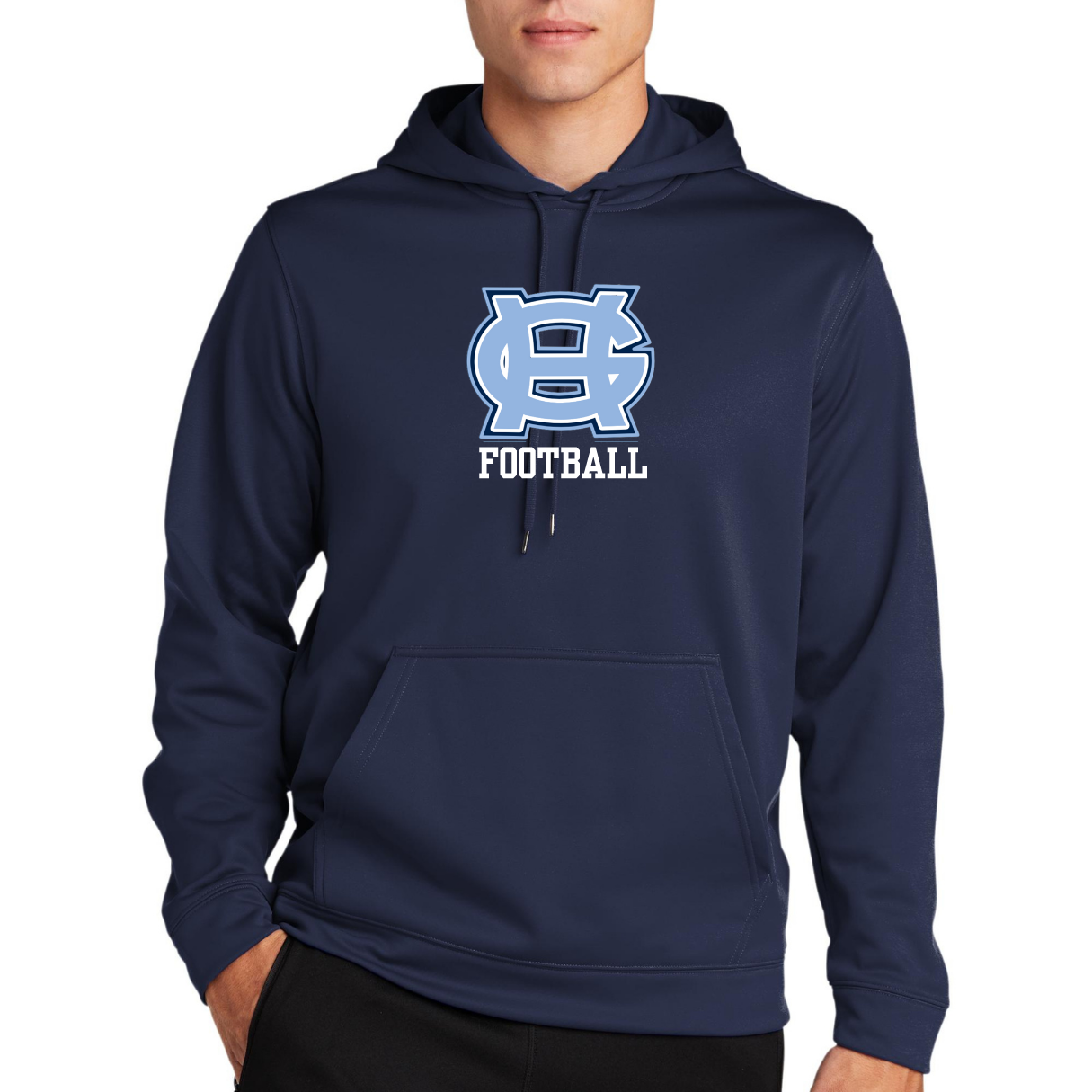 Classic GH Football Performance Hooded Sweatshirt - Adult and Youth