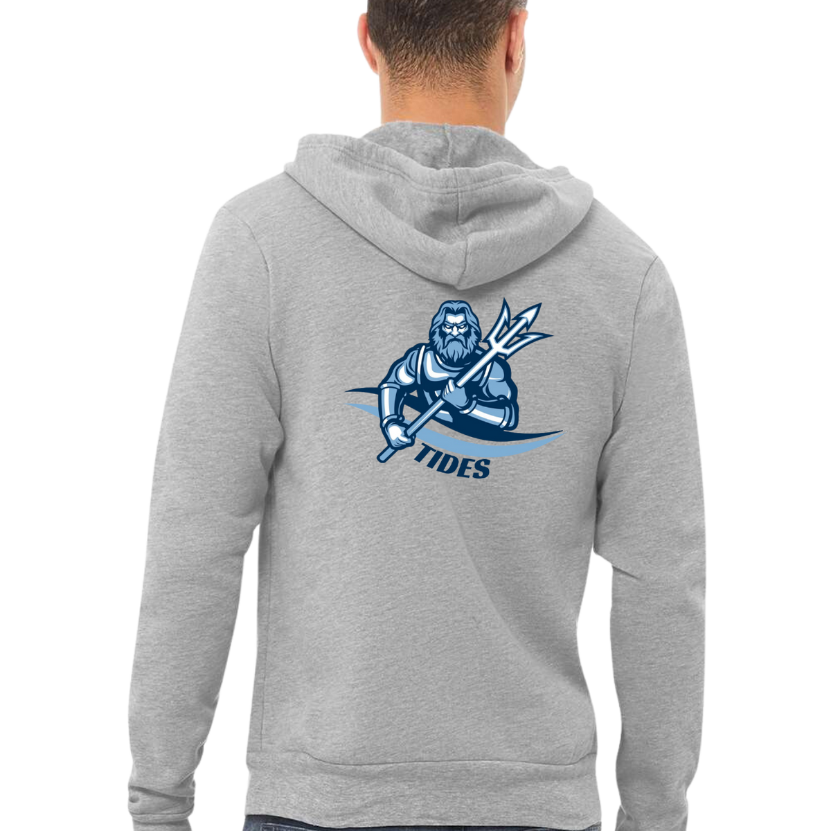 Tides Full Zipper Hooded Sweatshirt - Adult Sizes