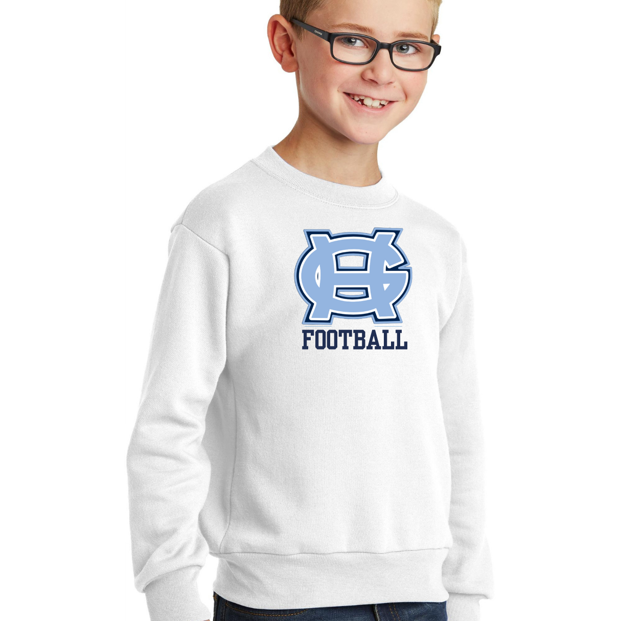 Classic GH Football Crewneck - Adult and Youth