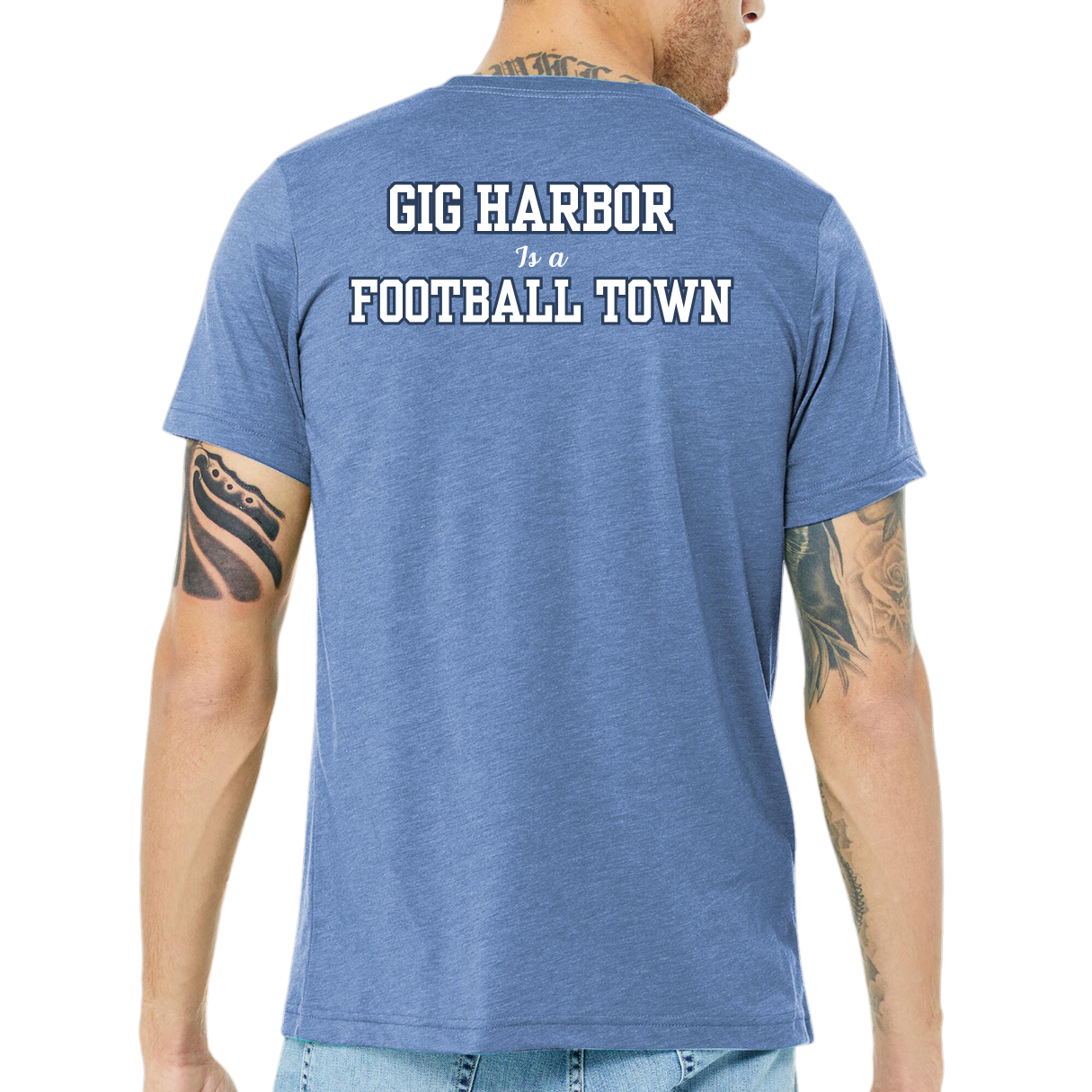 Gig Harbor is a Football Town Tee- Adult and Youth