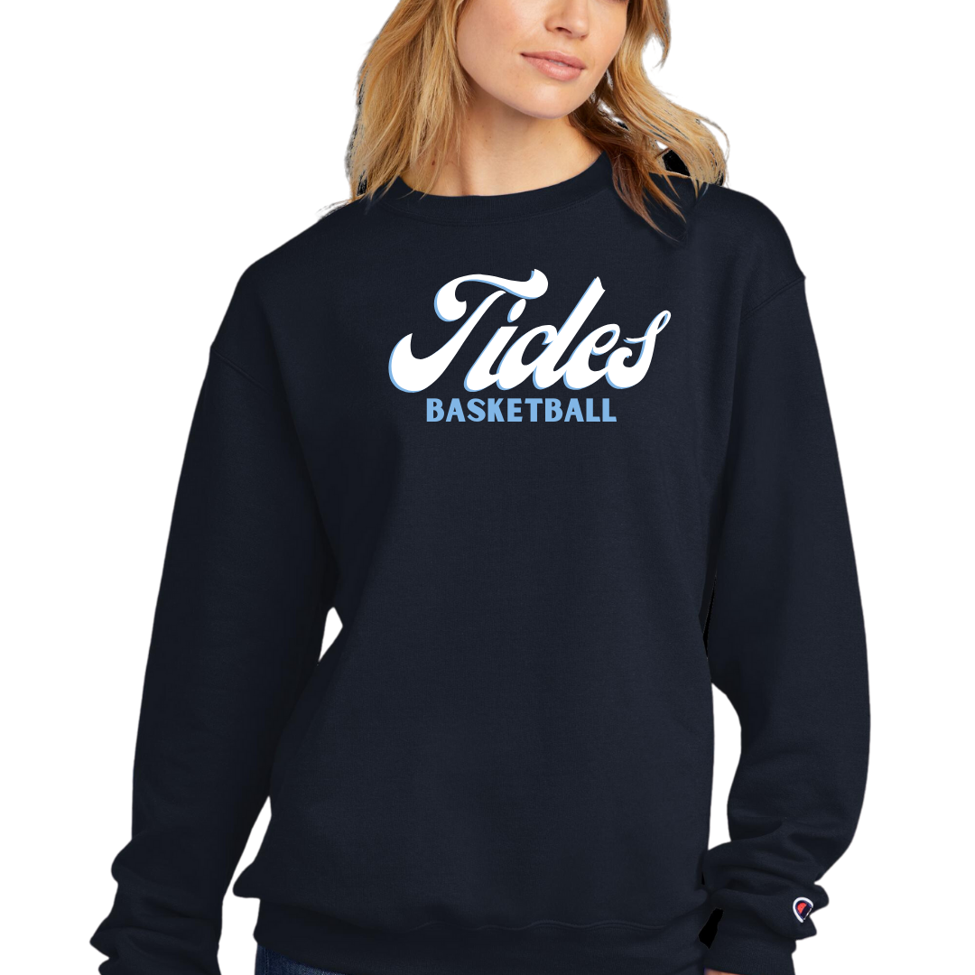 Retro Tides Basketball Crewneck - Adult and Youth