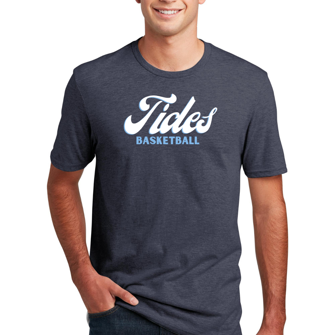 Retro Tides Basketball Tee- Adult and Youth