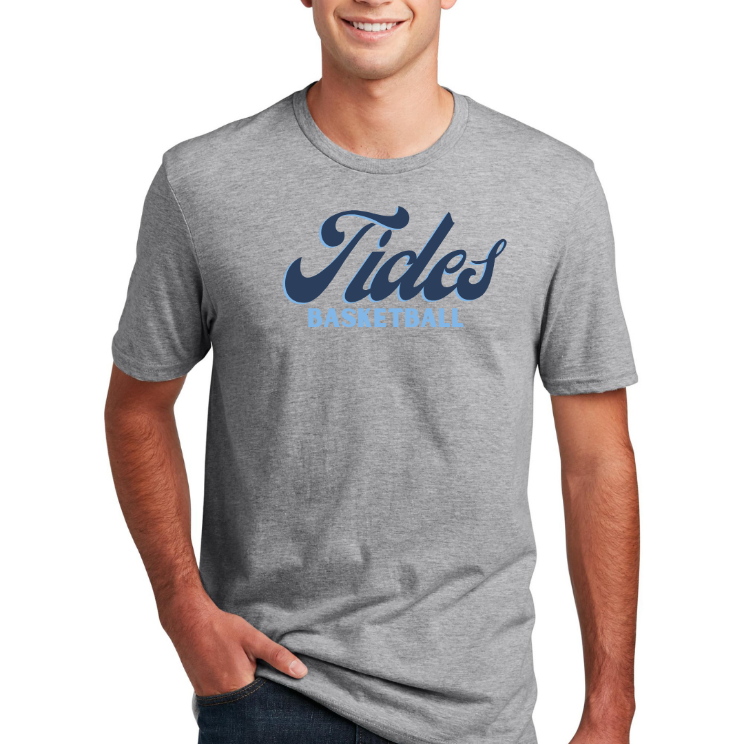 Retro Tides Basketball Tee- Adult and Youth