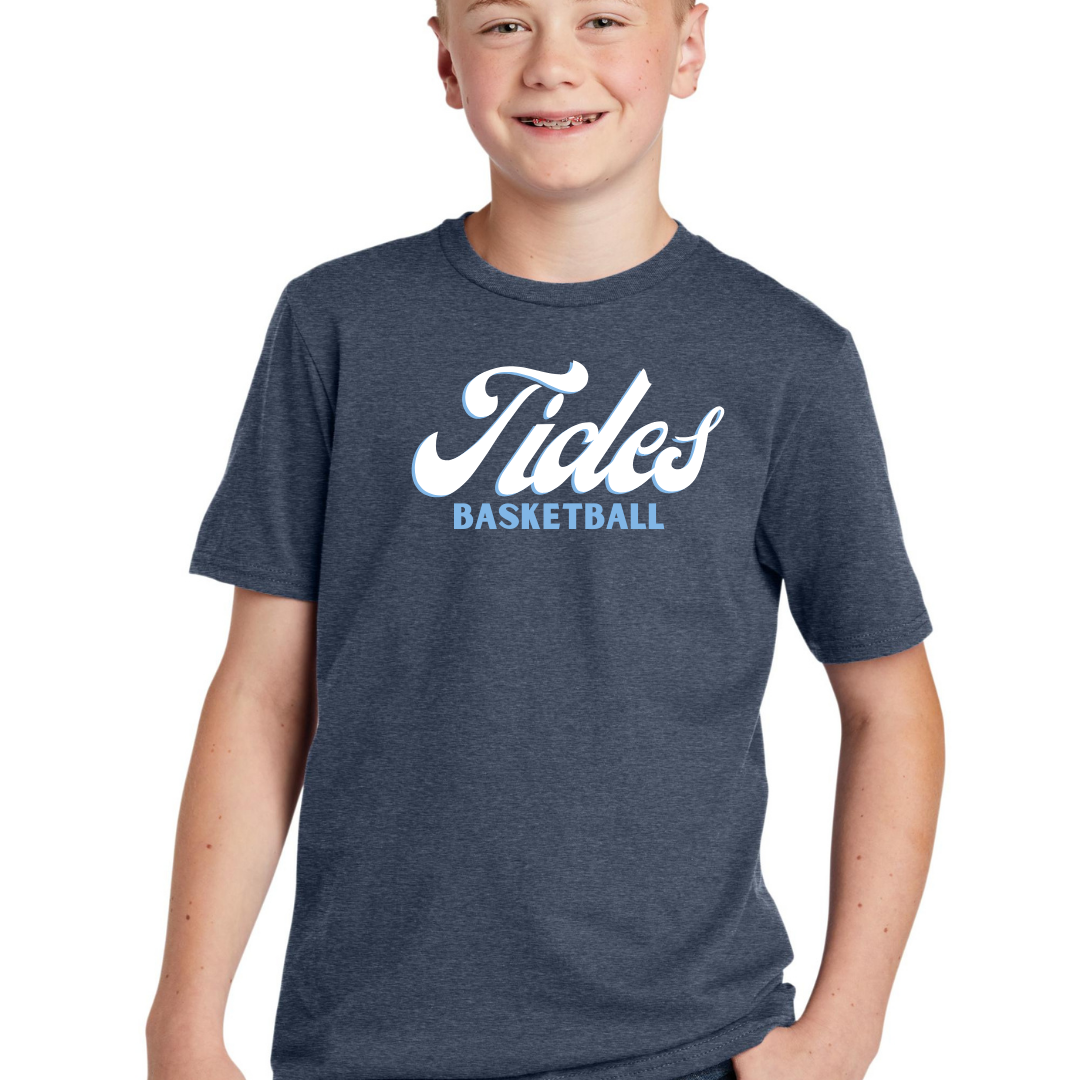 Retro Tides Basketball Tee- Adult and Youth