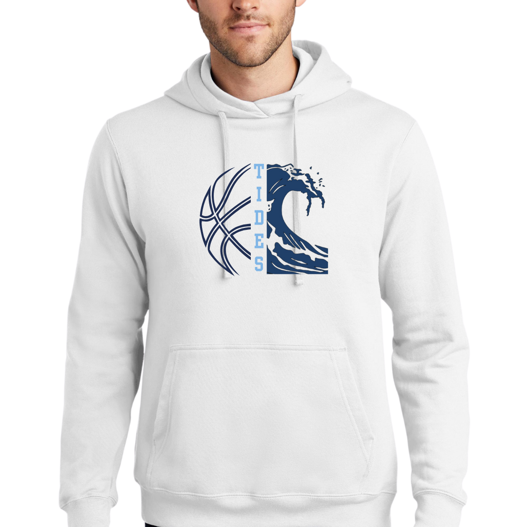 Tides Basketball Hooded Sweatshirts - Adult and Youth Sizing