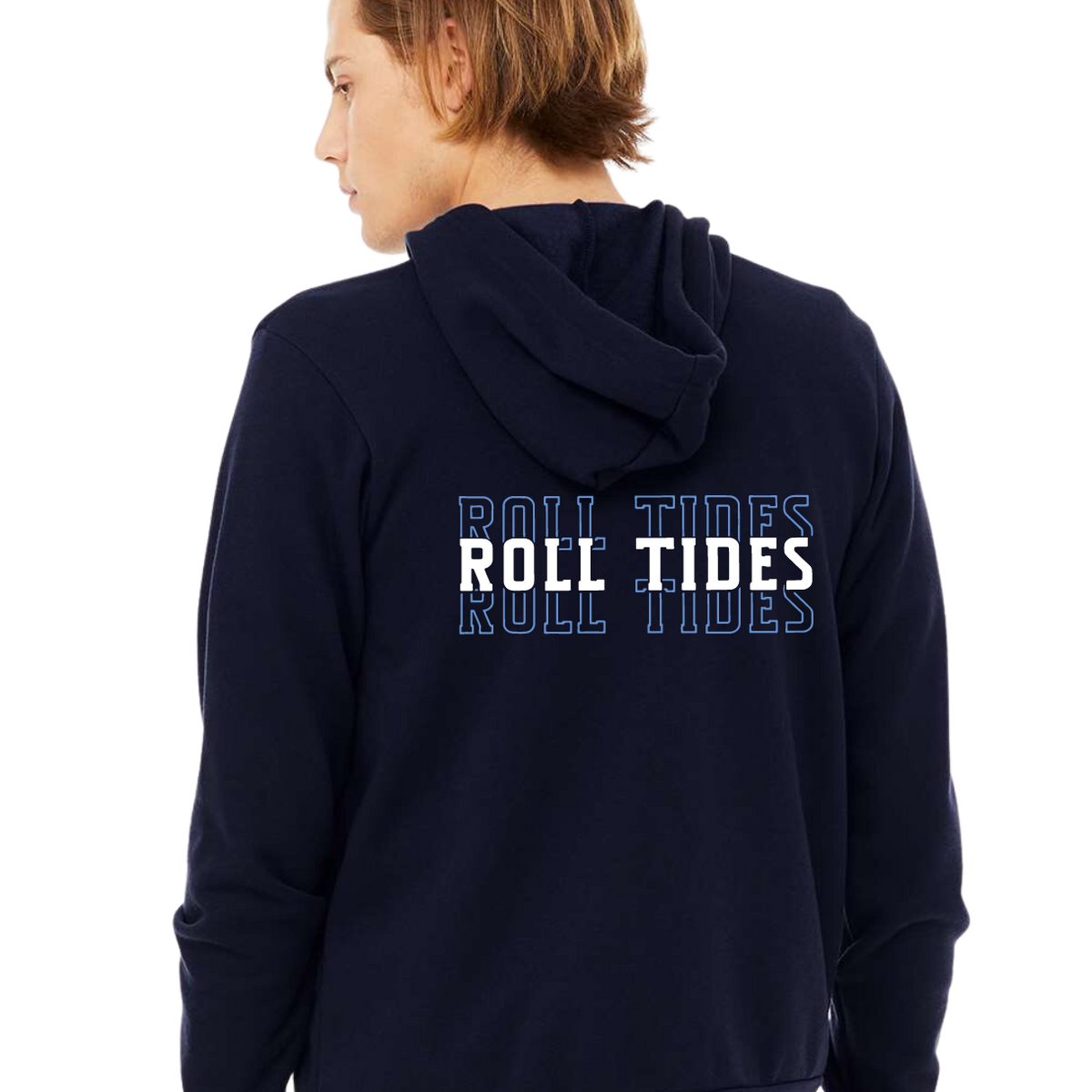 Tides Full Zipper Hooded Sweatshirt - Adult Sizes