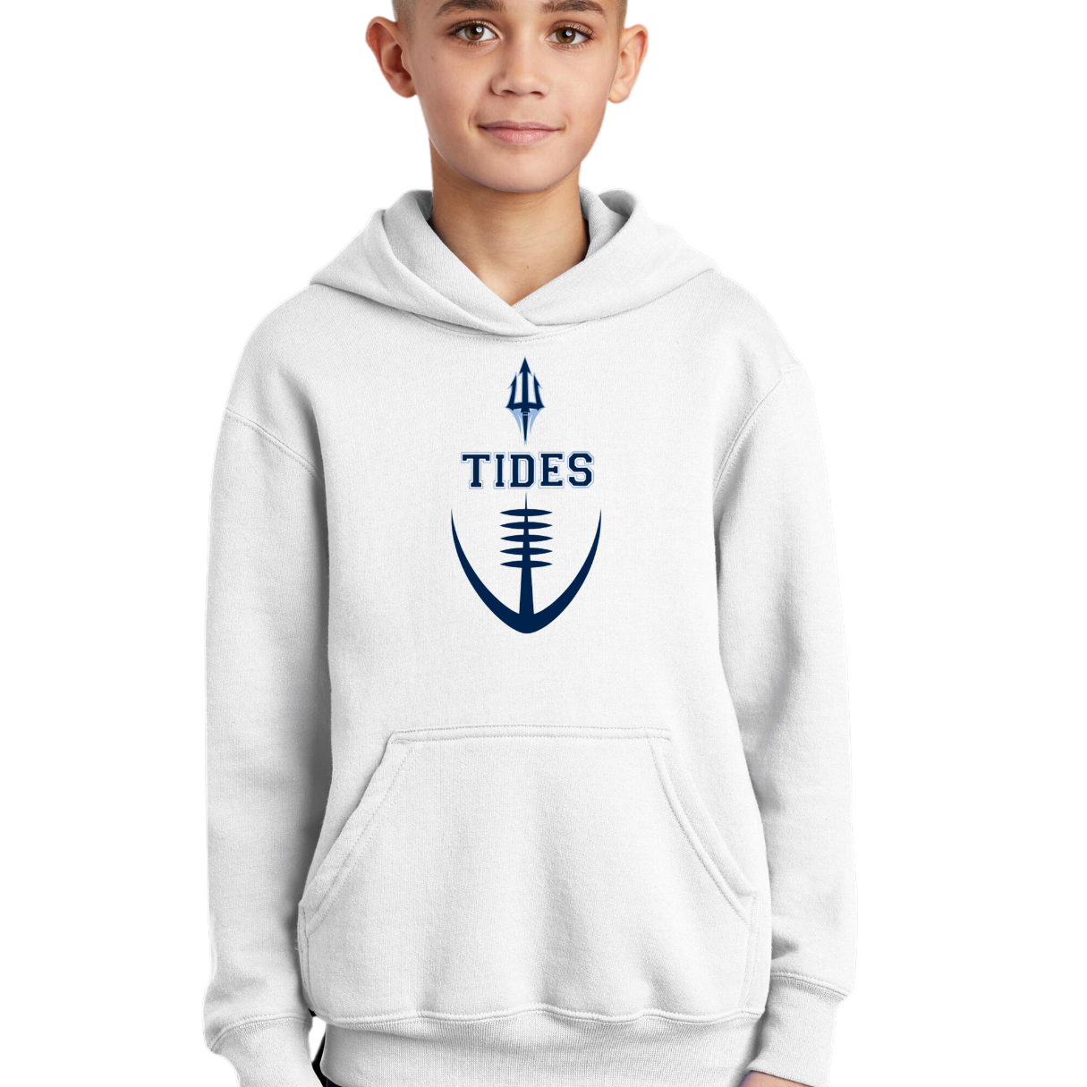 Tides Football Trident Hooded Sweatshirt - Adult and Youth