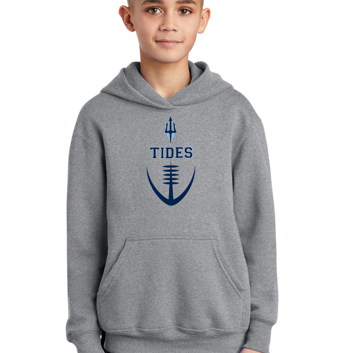 Tides Football Trident Hooded Sweatshirt - Adult and Youth