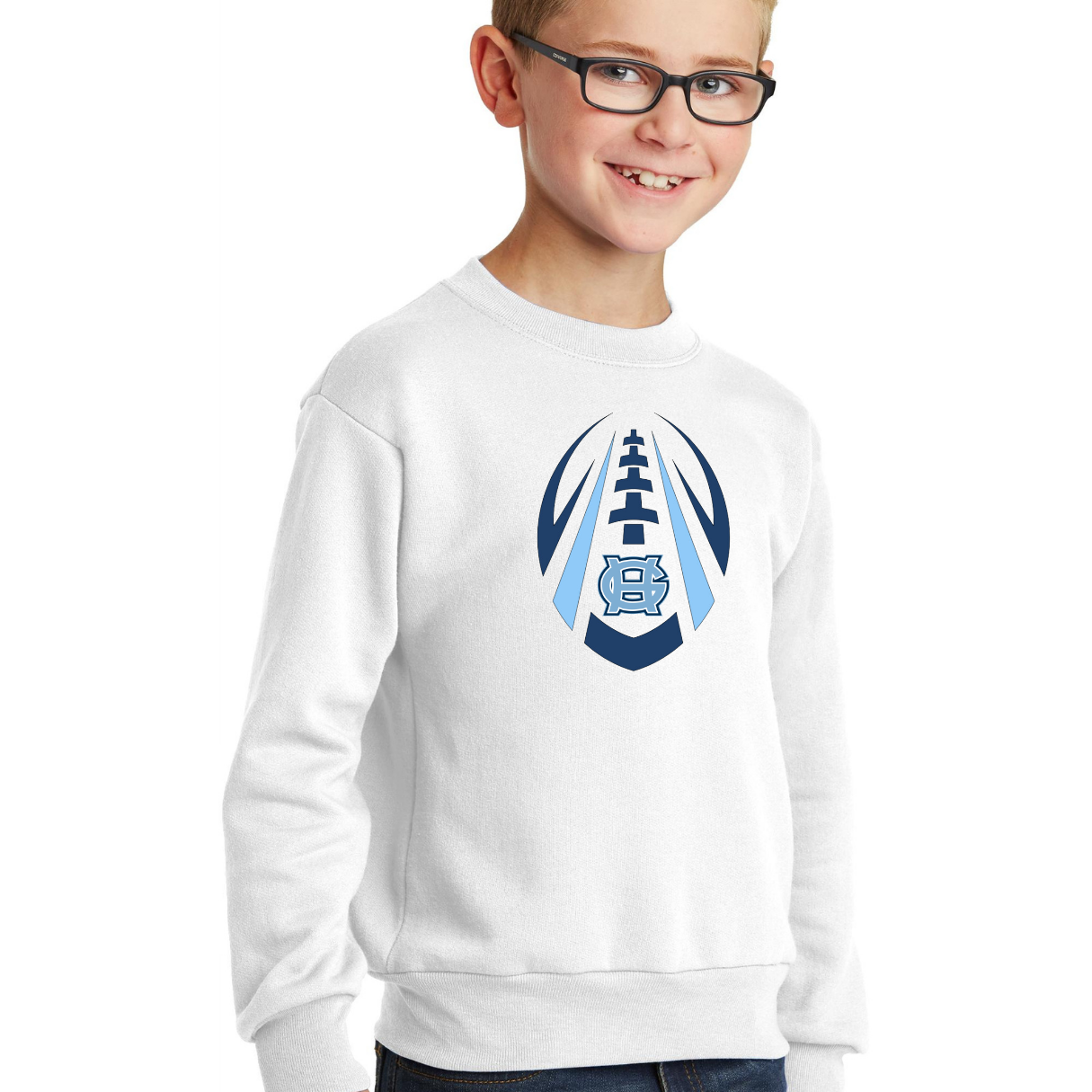 Go Big Blue! Crewneck Sweatshirt - Adult and Youth