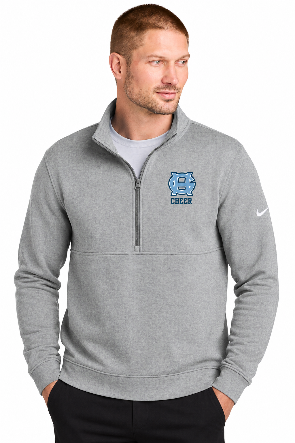 Nike Mens Tides Cheer 1/4 Zip Sweatshirt - Adult Sizing Only