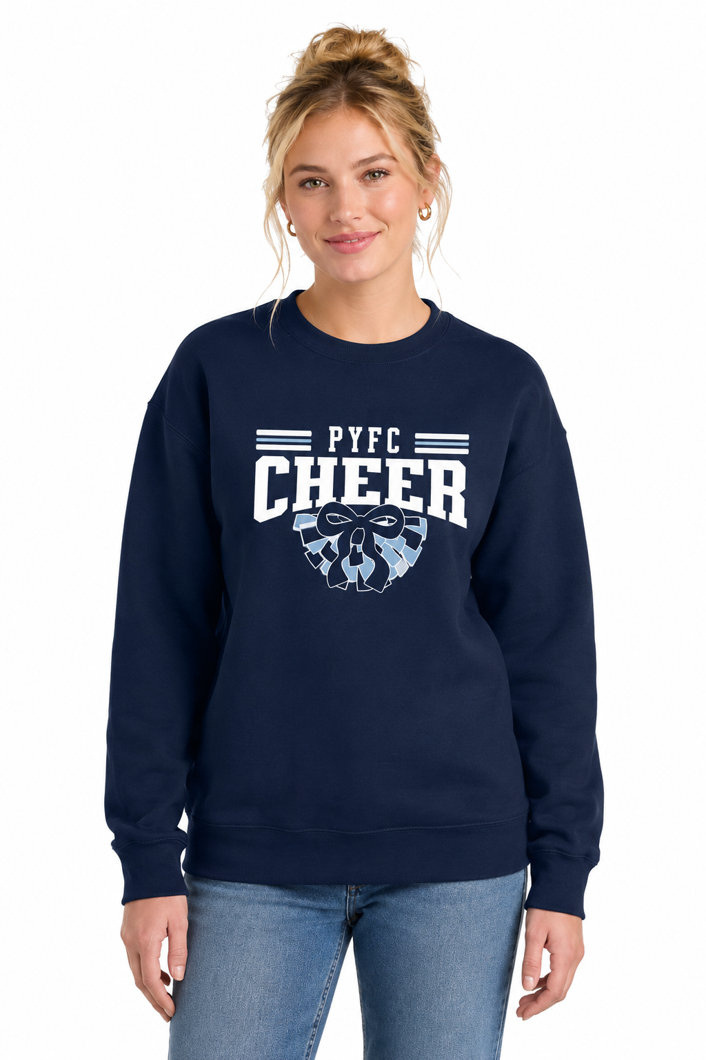 PYFC Cheer Crewneck - Adult and Youth Sizing