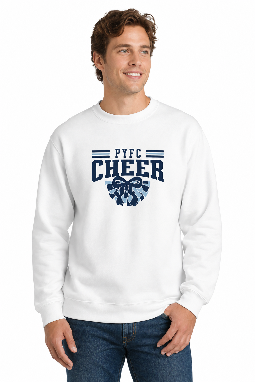 PYFC Cheer Crewneck - Adult and Youth Sizing