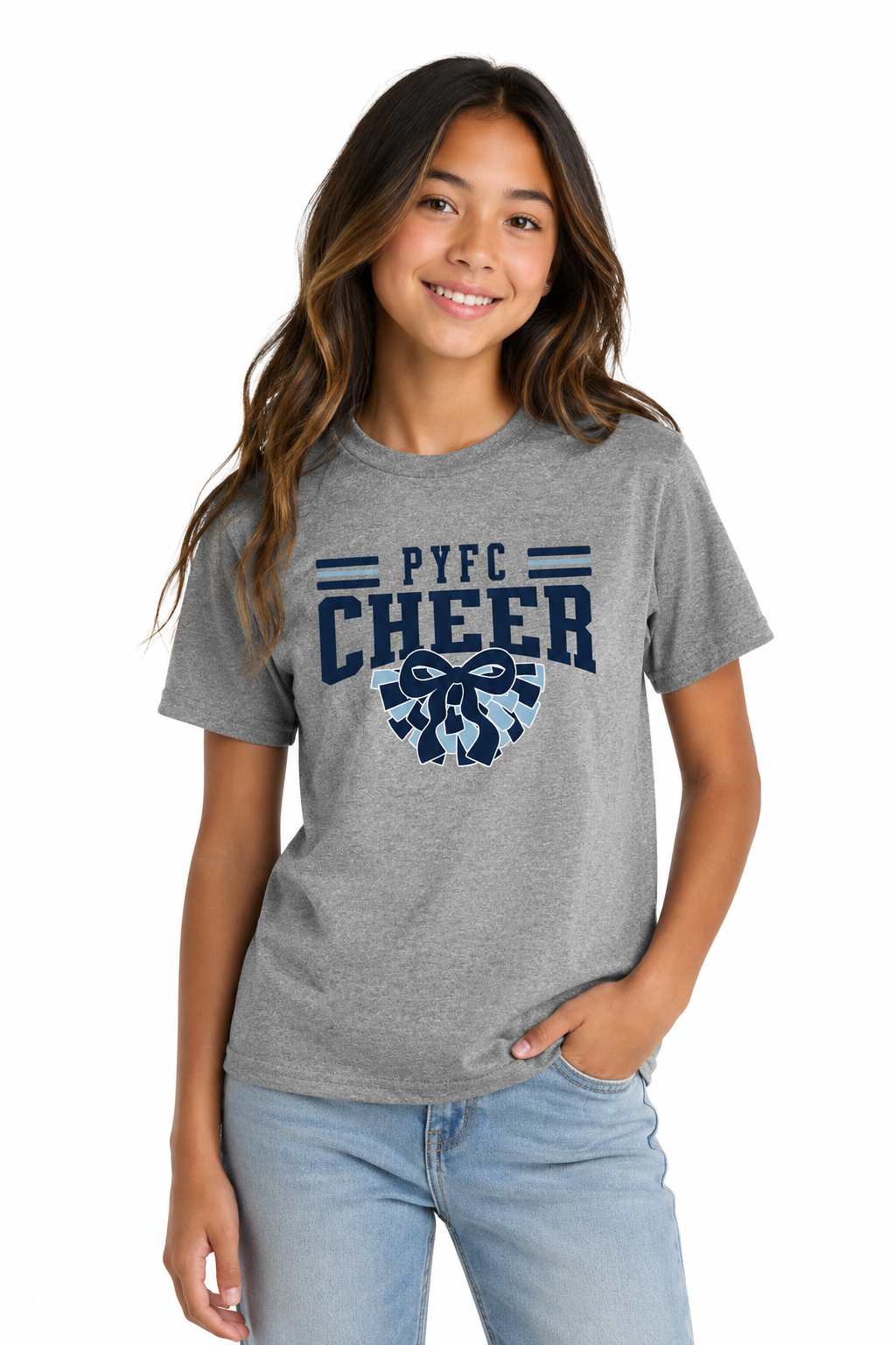 PYFC Cheer Tee - Adult and Youth sizes