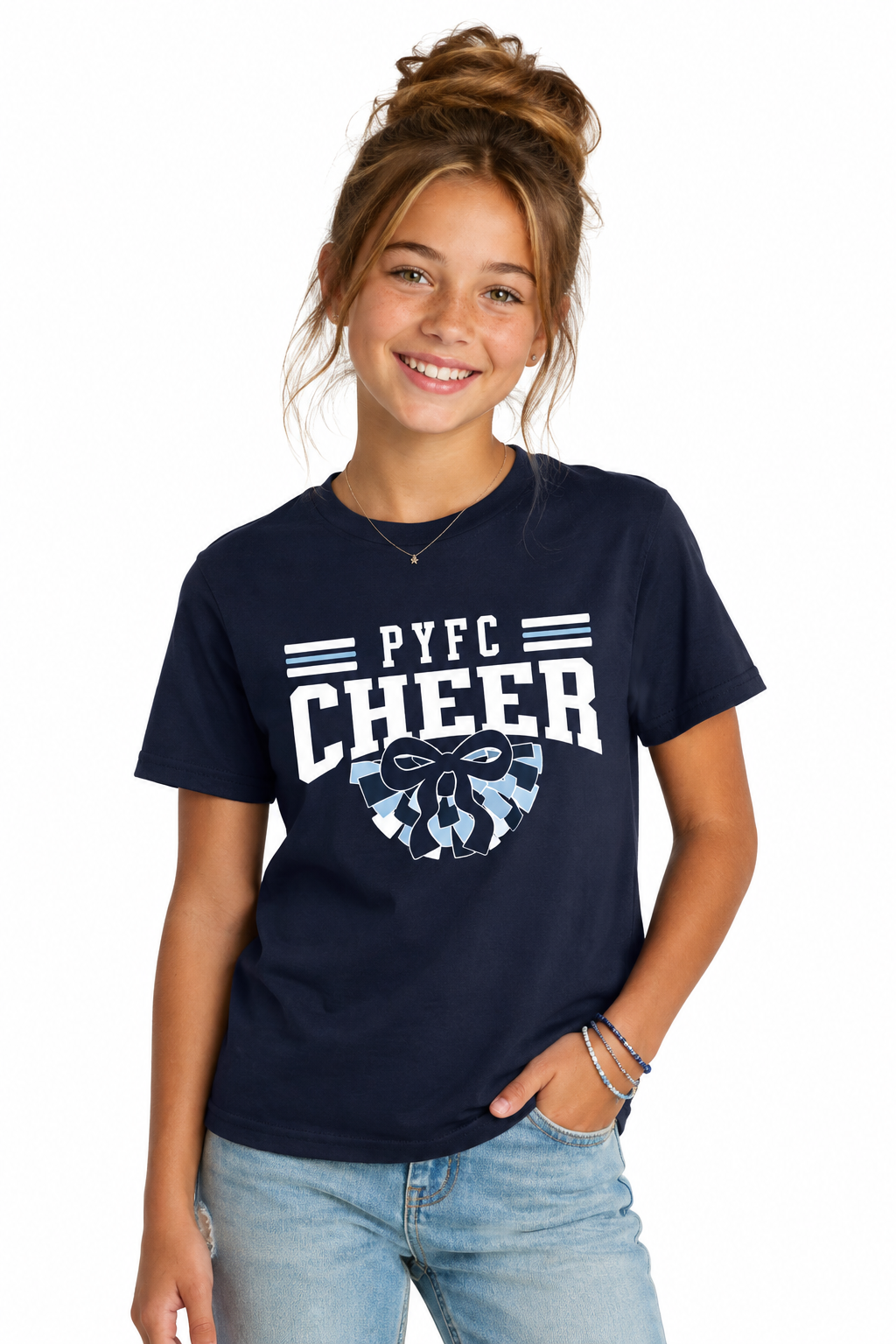 PYFC Cheer Tee - Adult and Youth sizes