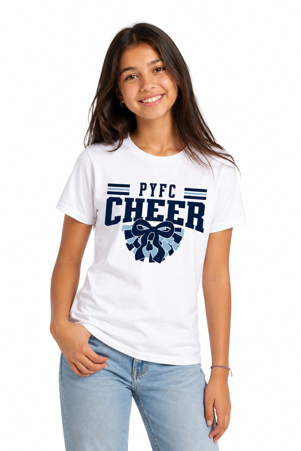 PYFC Cheer Tee - Adult and Youth sizes