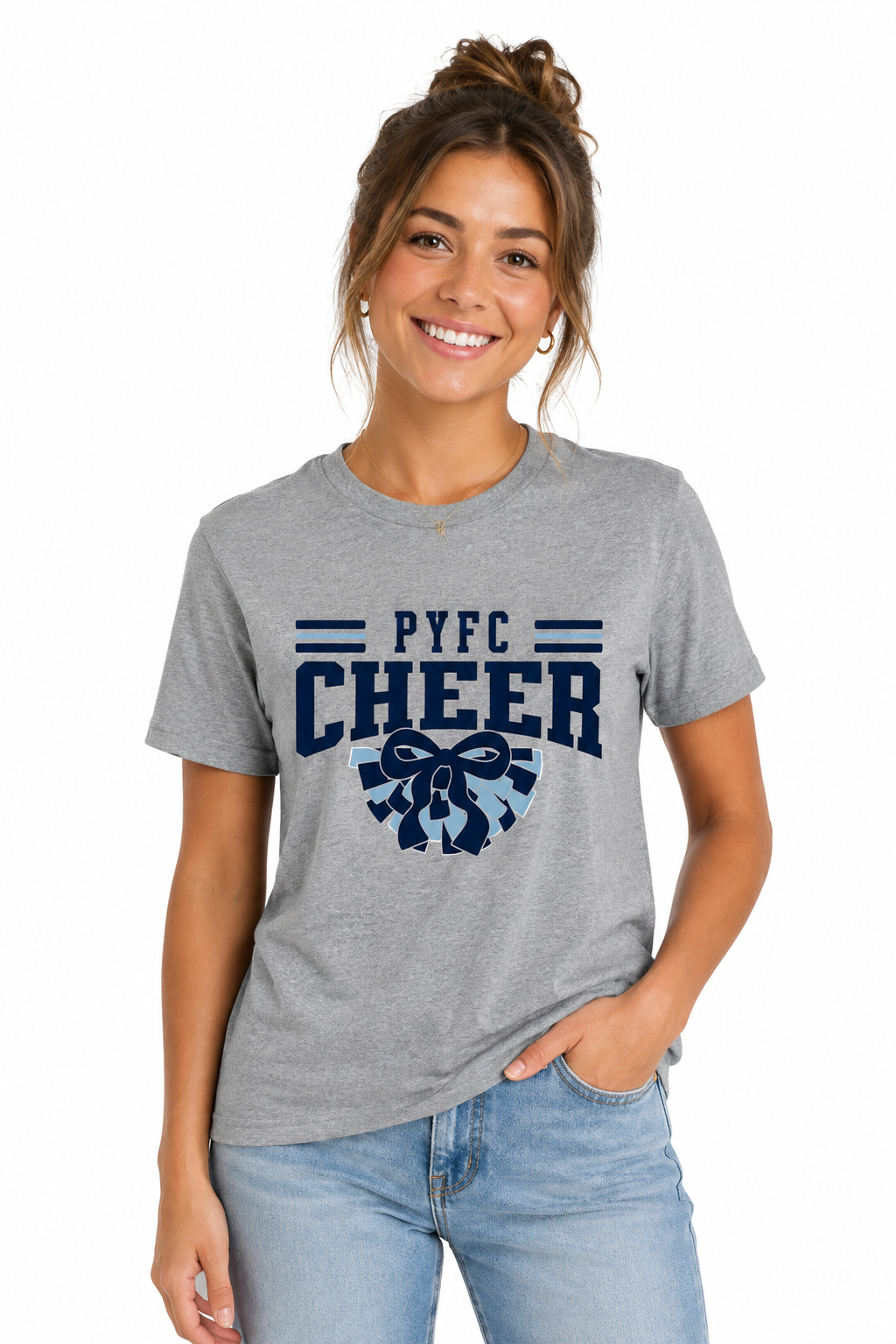 PYFC Cheer Tee - Adult and Youth sizes