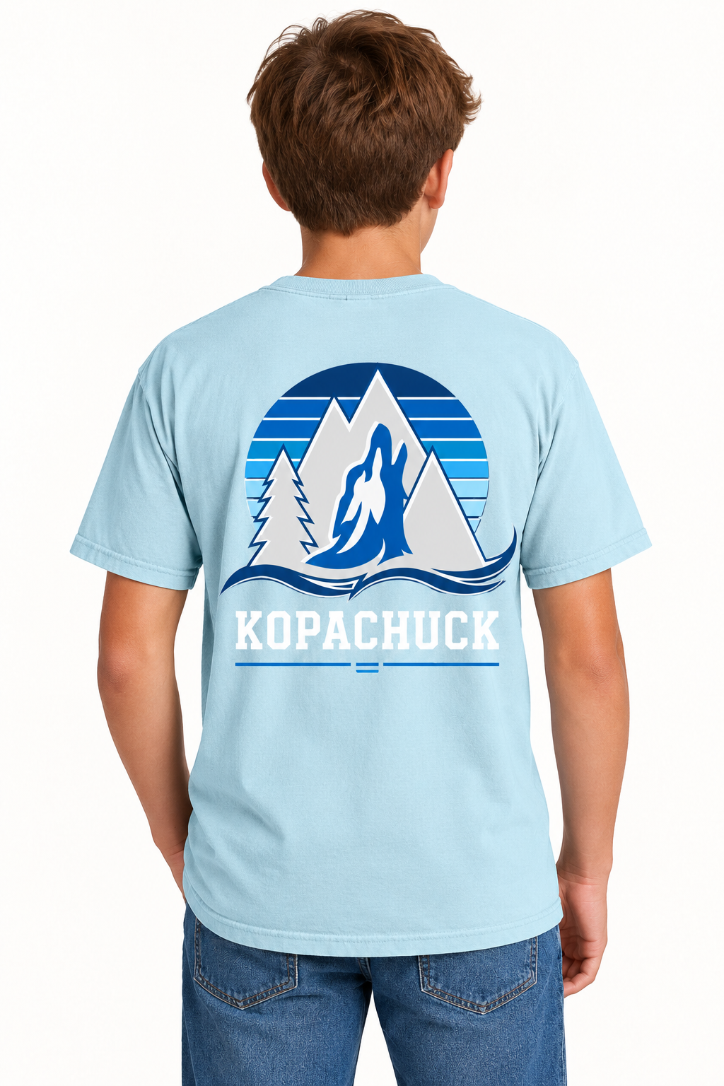 Kopachuck Coyote Striped Heavyweight Tee