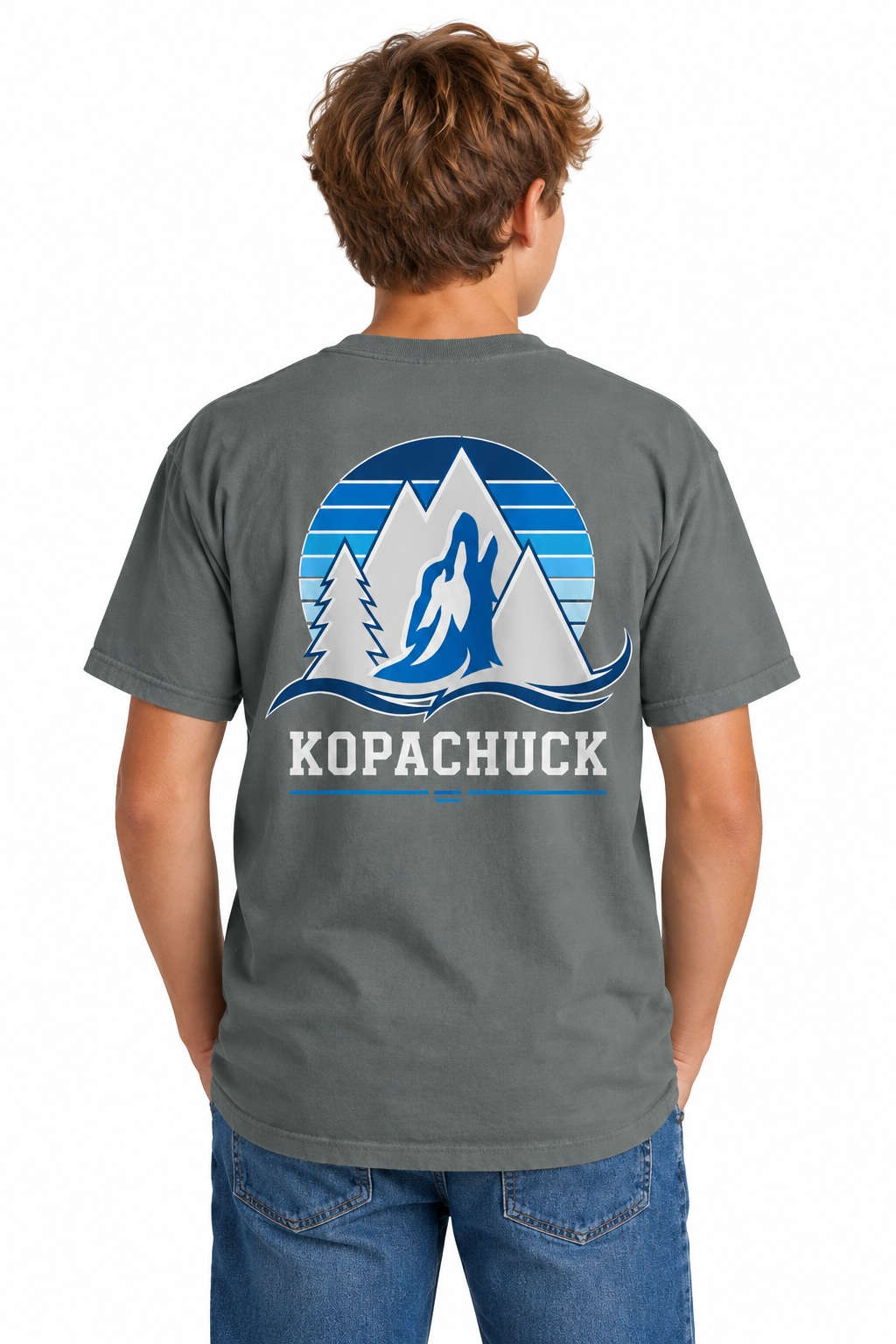 Kopachuck Coyote Striped Heavyweight Tee