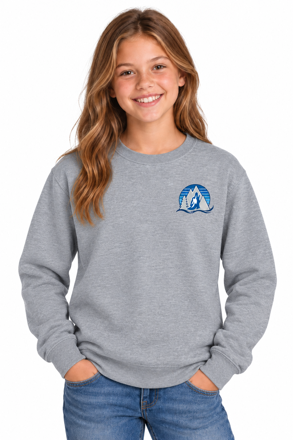 Kopachuck Coyote Striped Crewneck Sweatshirt
