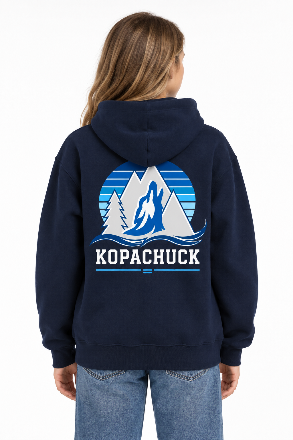 Kopachuck Coyote Striped Hooded Sweatshirt