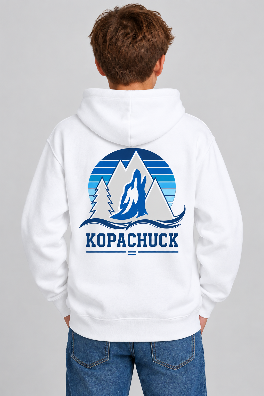 Kopachuck Coyote Striped Hooded Sweatshirt