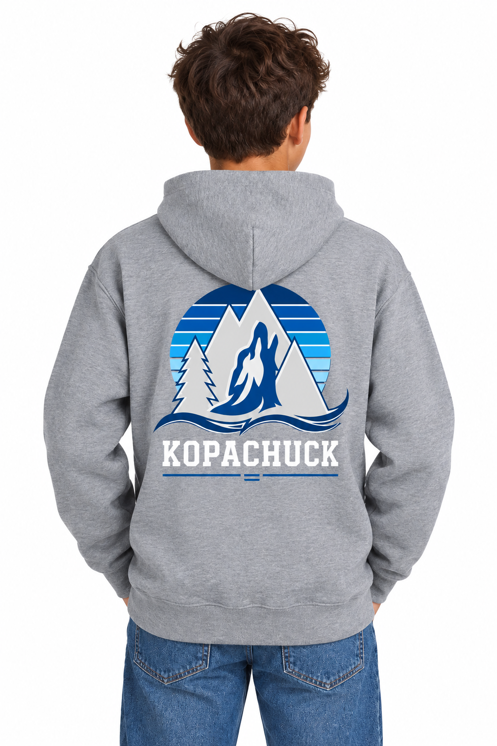 Kopachuck Coyote Striped Hooded Sweatshirt