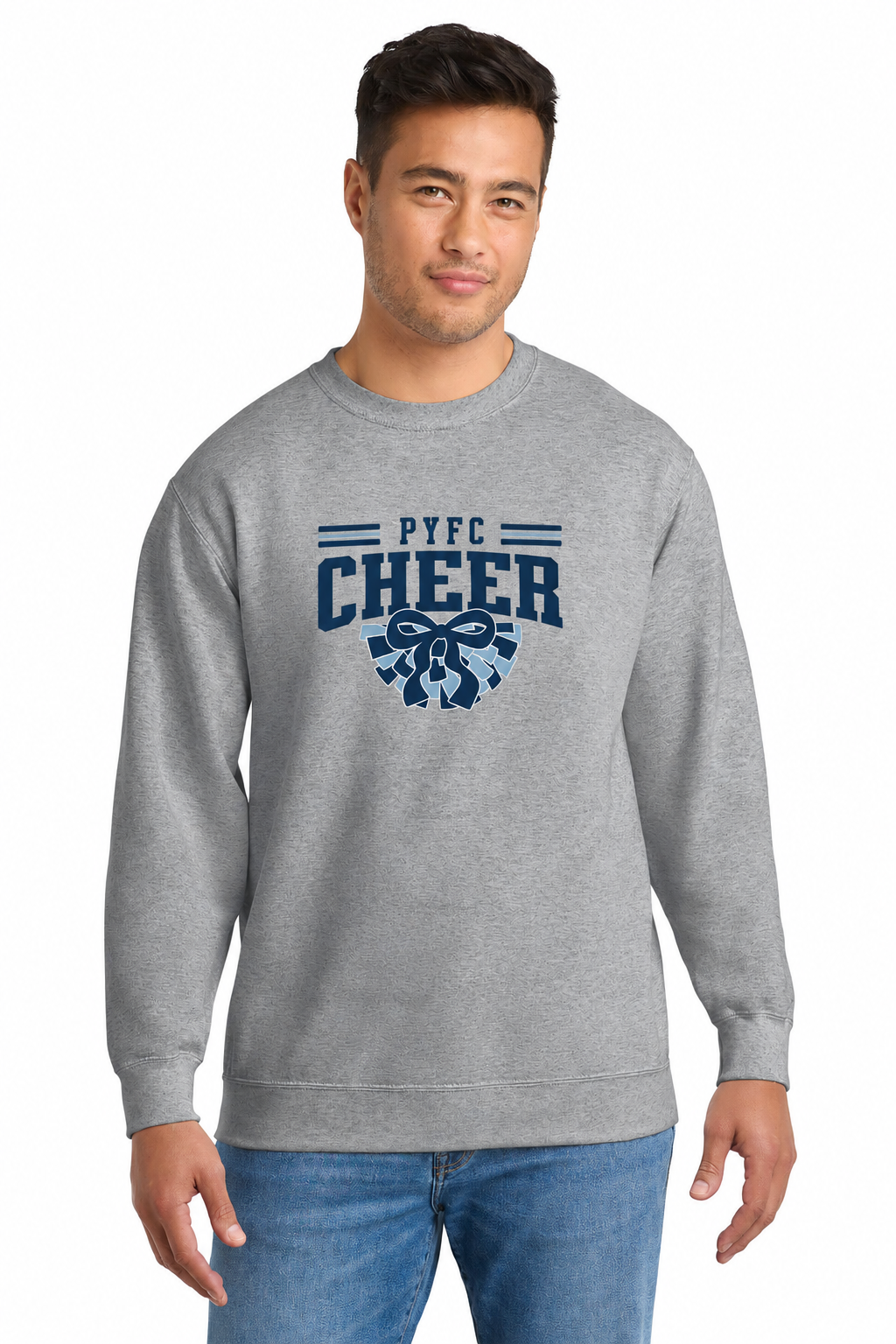 PYFC Cheer Crewneck - Adult and Youth Sizing