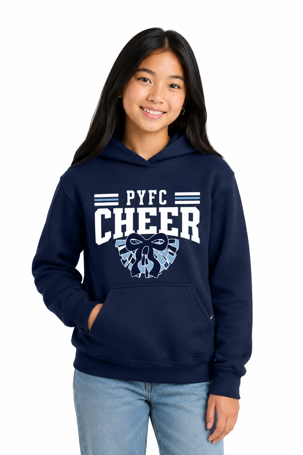 PYFC Cheer Hooded Sweatshirt - Adult and Youth