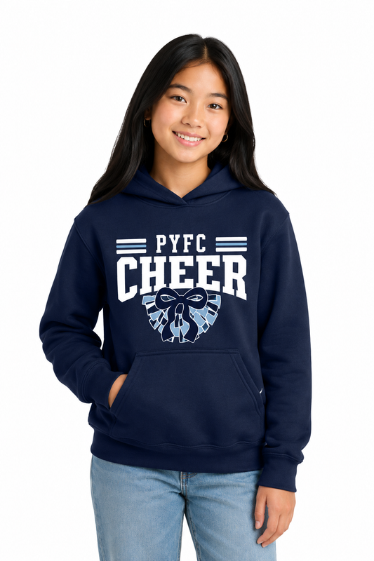 PYFC Cheer Hooded Sweatshirt - Adult and Youth