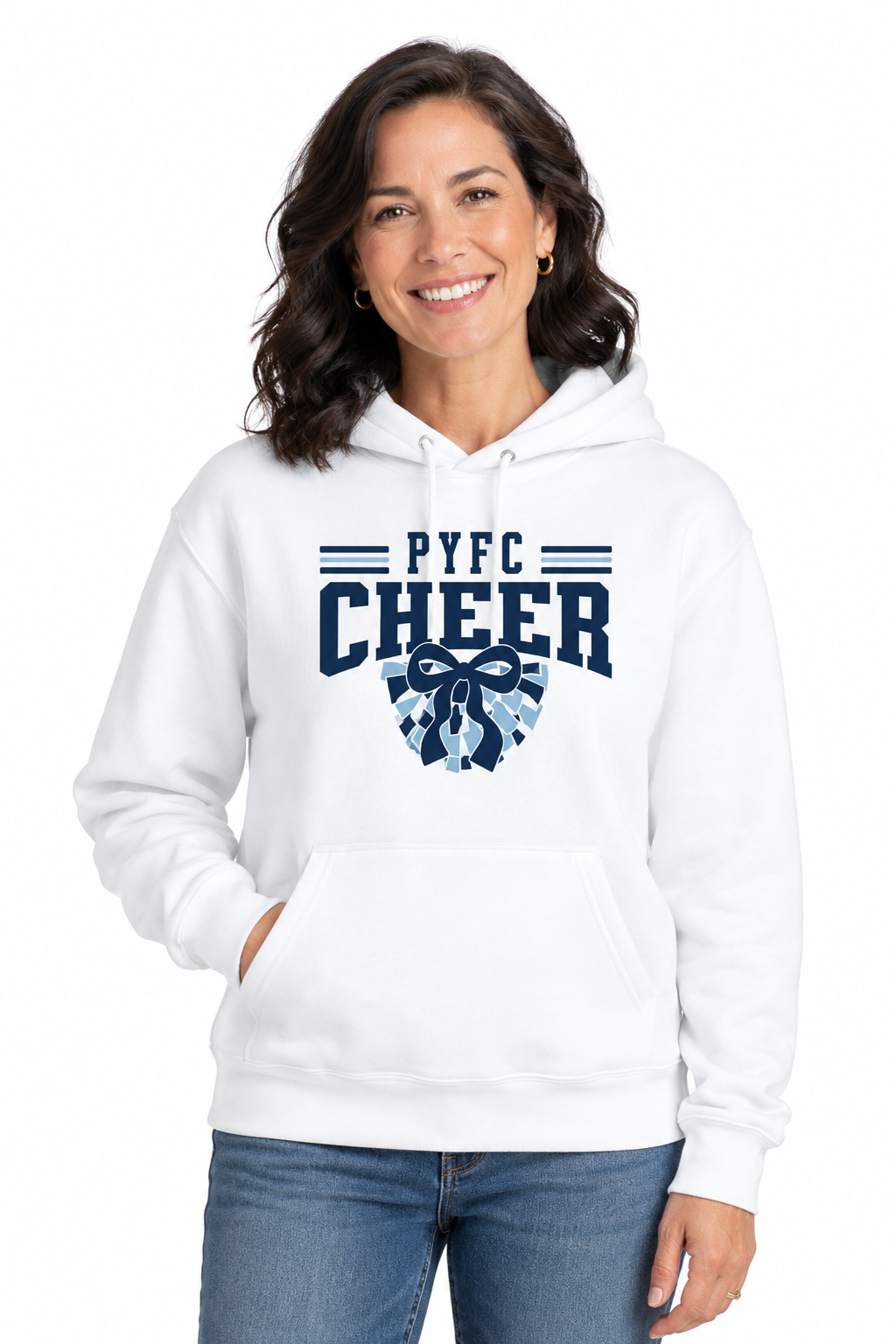 PYFC Cheer Hooded Sweatshirt - Adult and Youth