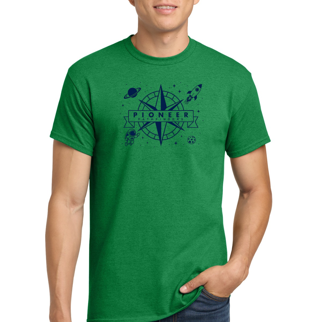 Pioneer Pathfinders Space Tee- Adult and Youth