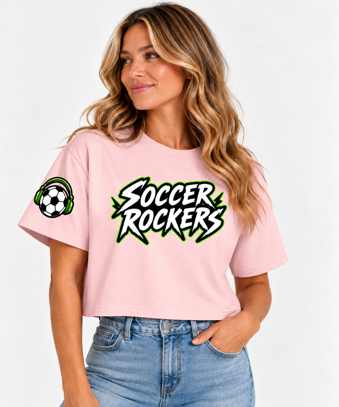 Soccer Rockers Women's Boxy Tee Crewneck -Women's Sizing ONLY