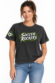 Soccer Rockers Women's Boxy Tee Crewneck -Women's Sizing ONLY